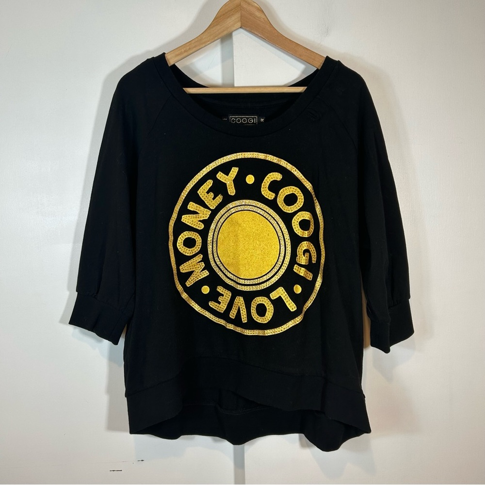 Coogi Embellished Black Sweatshirt
